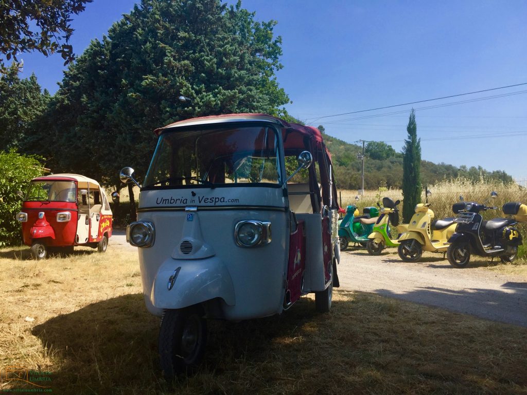 Umbria in Vespa Umbrien mit der Vespa Villa in Umbria Blog