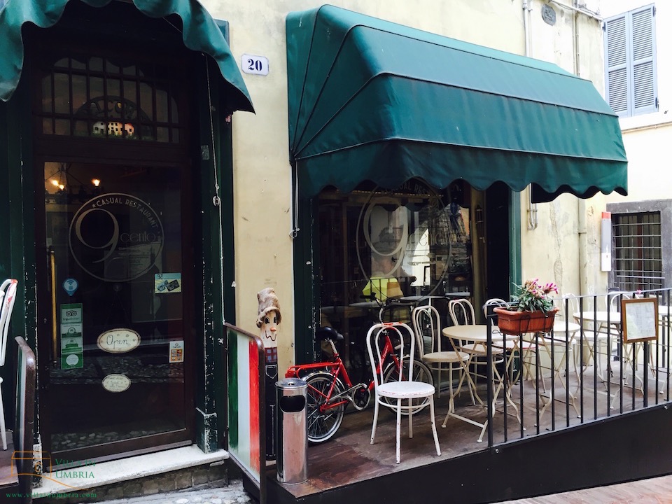 Casual restaurant in Spoleto Umbria