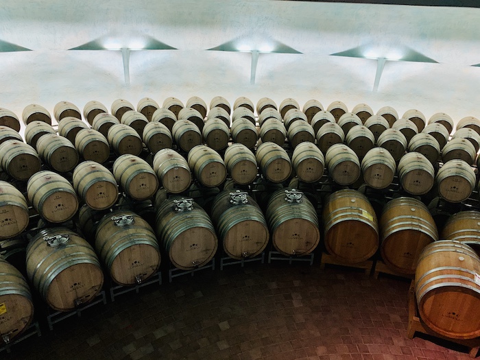 Ondergrondse wijnkelder van Tenuta Castelbuono