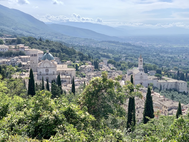Het uitzicht vanaf de Rocca Maggiore, Assisi