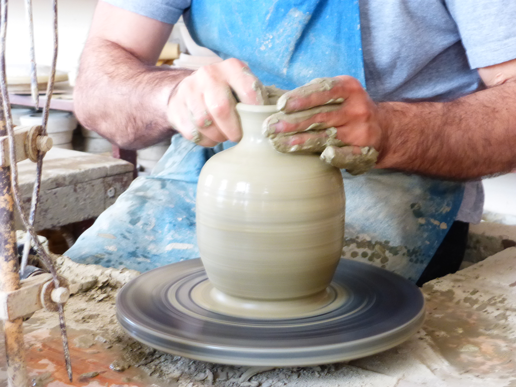 Majolica factory in Deruta Umbria